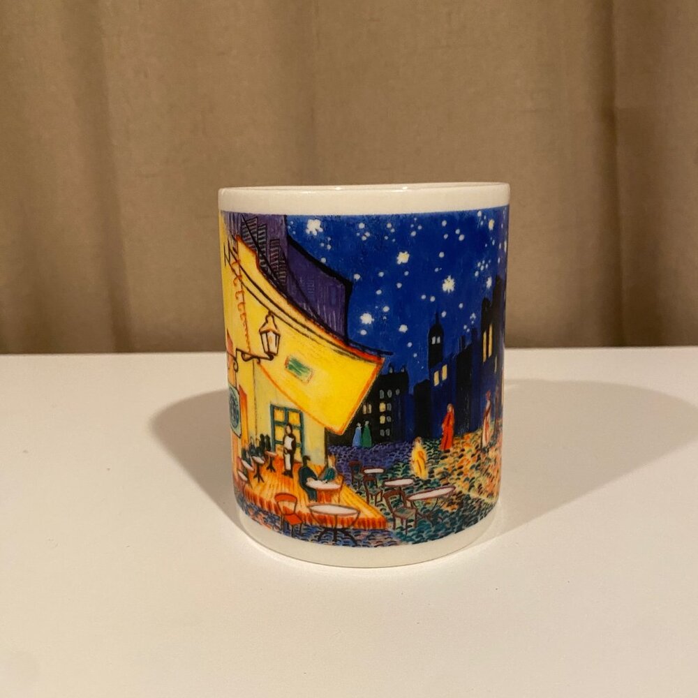 Starbucks 1999 Vincent Van Gogh‎ Café Terrace at Night Mug 14 oz Vintage - Picture 2 of 6